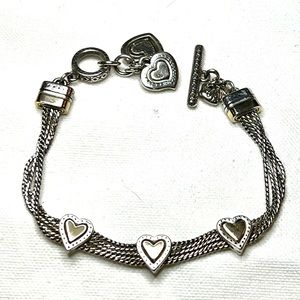 Brighton Heart Bracelet Two Toned 7